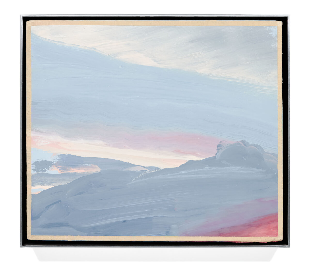 Untitled (A) by Sylvia Plimack Mangold, a 1982 Painting at Krakow Witkin Gallery, Boston