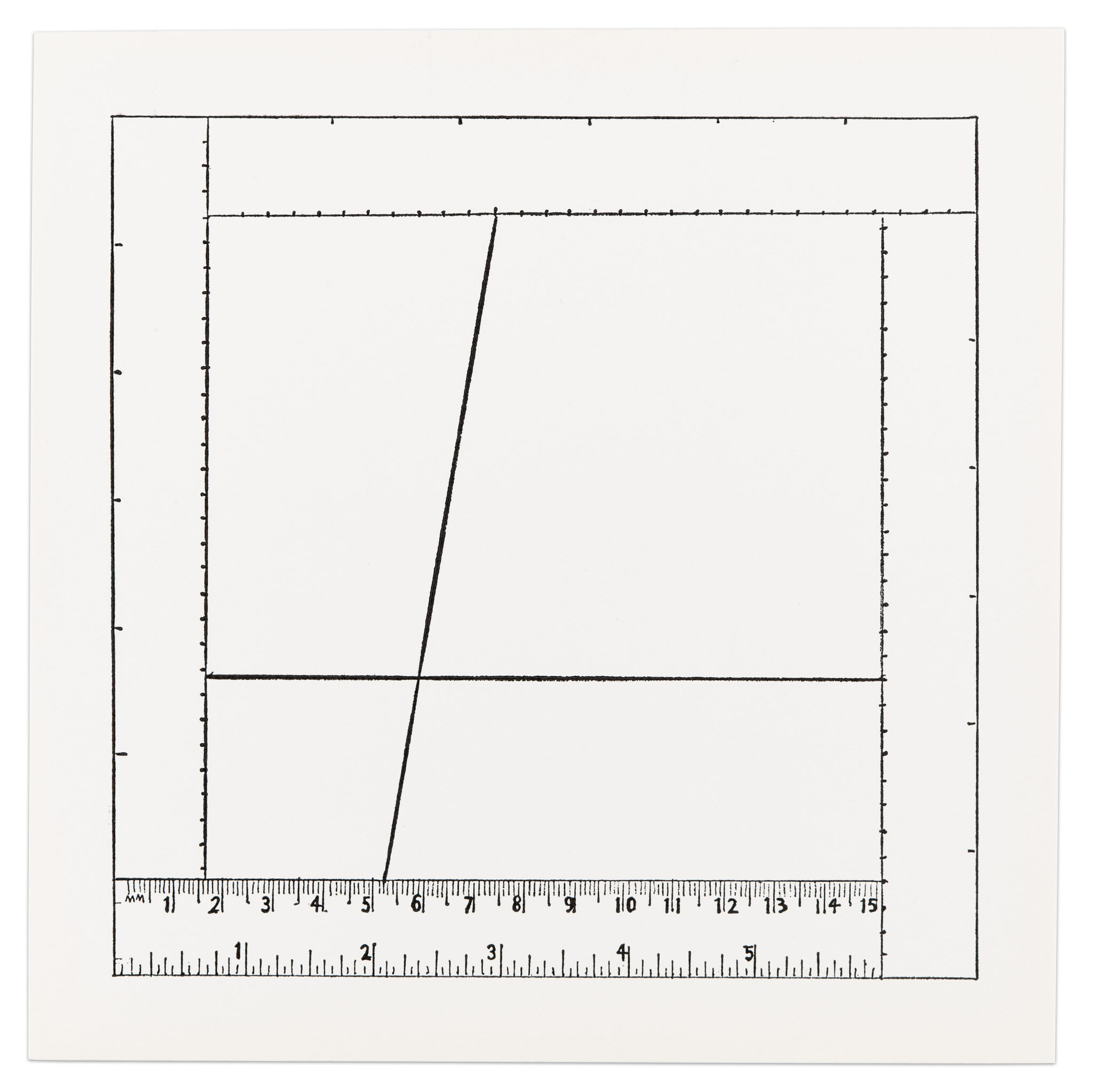 Untitled by Sylvia Plimack Mangold , a 1976 Print at Krakow Witkin Gallery, Boston