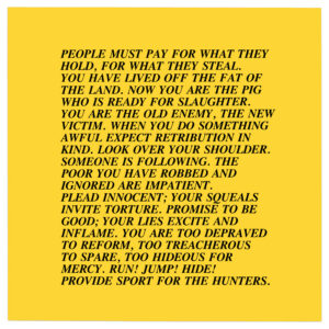 10 Inflammatory Essays by Jenny Holzer , a 1979-82 Print at Krakow Witkin Gallery, Boston