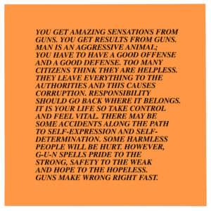 10 Inflammatory Essays by Jenny Holzer , a 1979-82 Print at Krakow Witkin Gallery, Boston