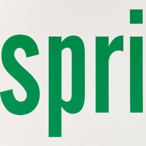 Spring by Kay Rosen, a 2021 Painting at Krakow Witkin Gallery, Boston