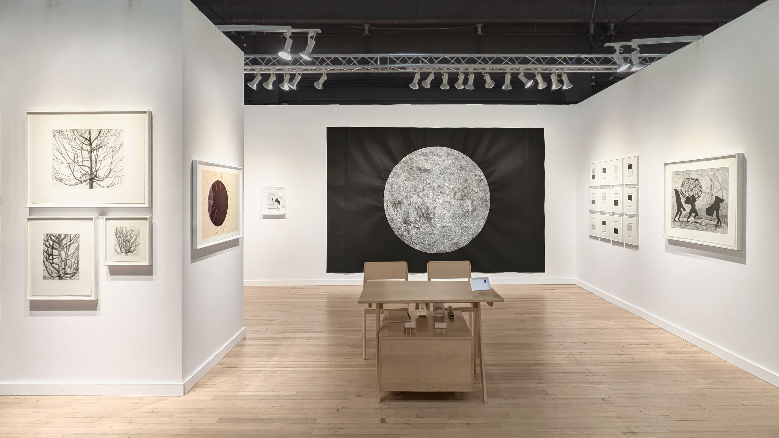 Installation view of Krakow Witkin Gallery at the IFPDA Print Fair