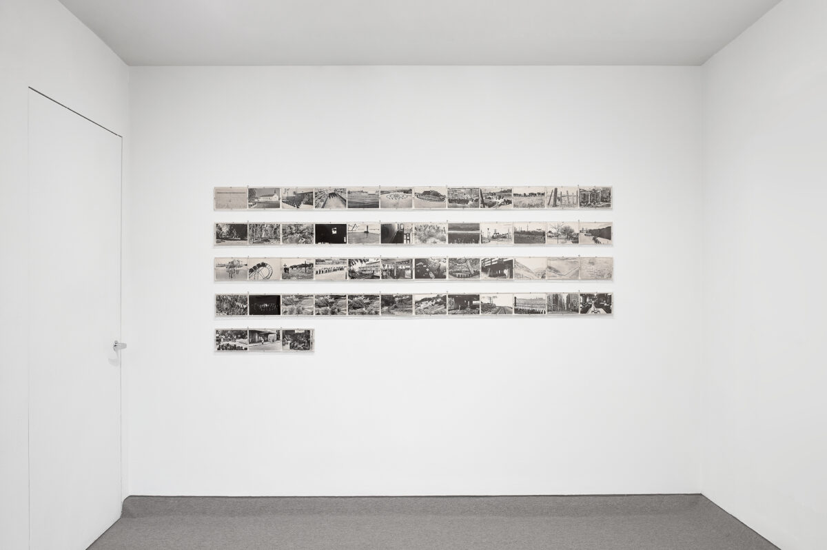 Installation view of One Wall, One Work: Eleanor Antin at Krakow Witkin Gallery, Boston.