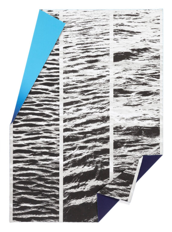 Where We Meet (Folded Waters) by Evelyn Rydz, a 2025 Print at Krakow Witkin Gallery, Boston
