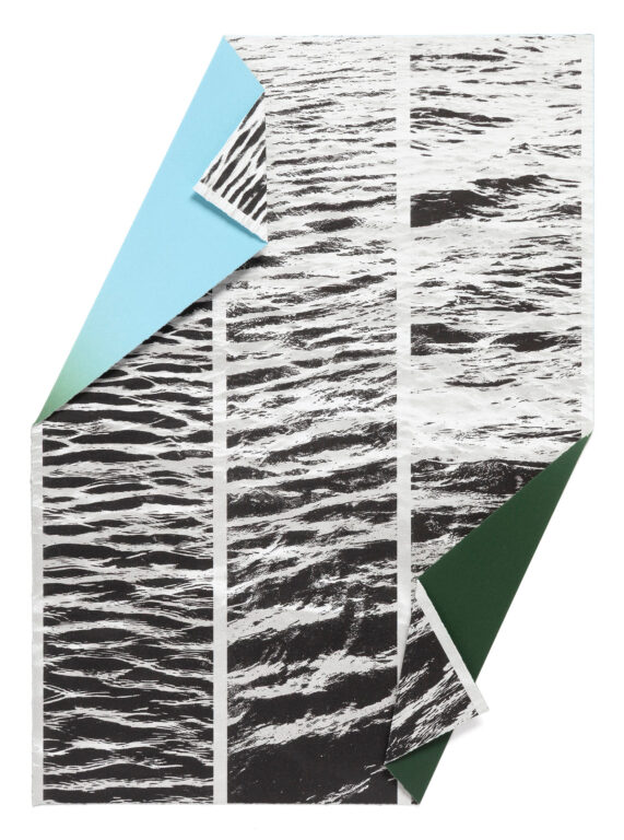 Where We Meet (Folded Waters) by Evelyn Rydz, a 2025 Print at Krakow Witkin Gallery, Boston