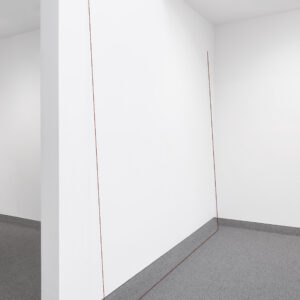 Untitled by Fred Sandback, a 1972 Installation at Krakow Witkin Gallery, Boston