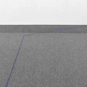Untitled by Fred Sandback, a 1970 Installation at Krakow Witkin Gallery, Boston