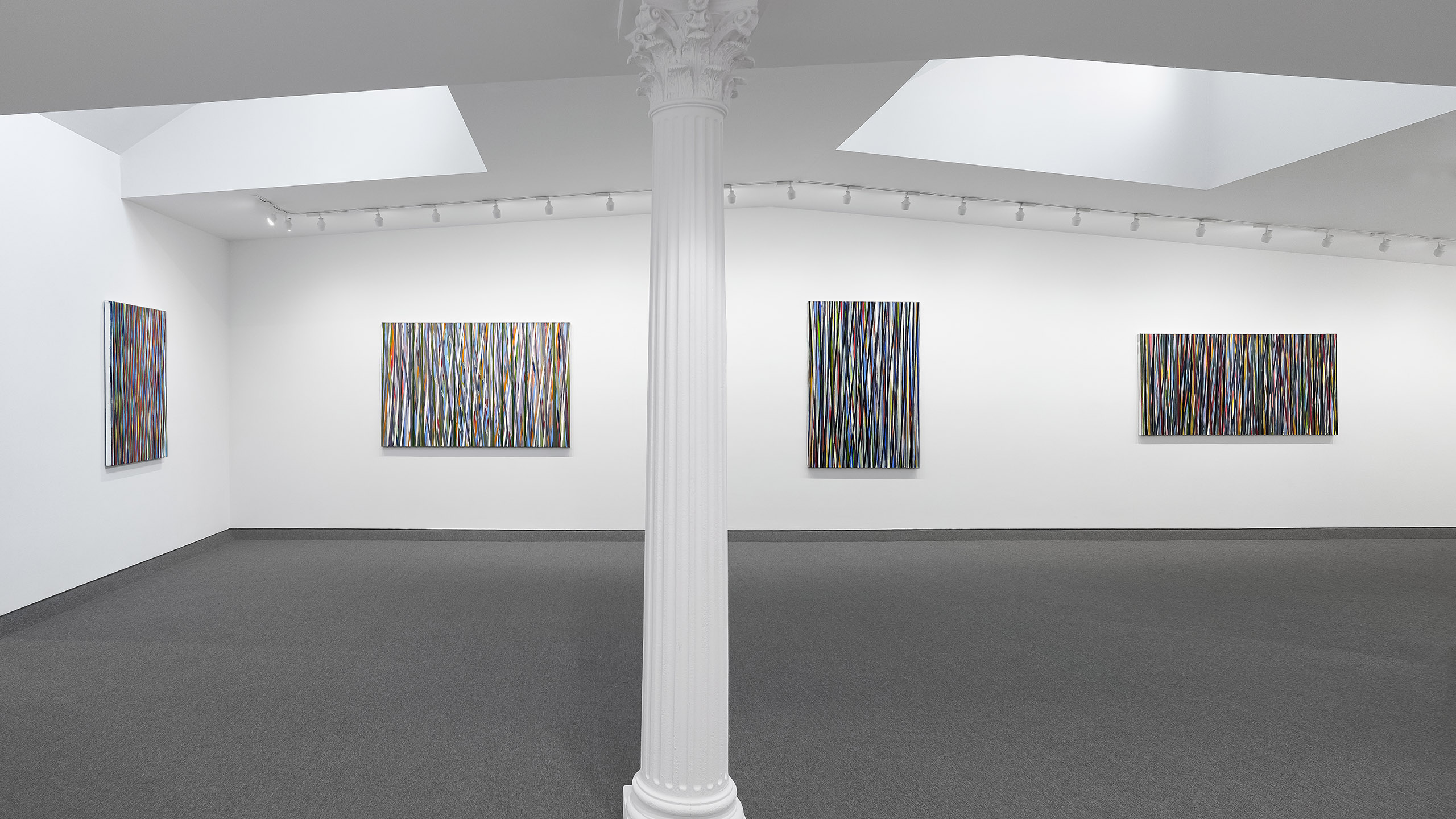 Installation view of Scott Hadfield at Krakow Witkin Gallery, Boston