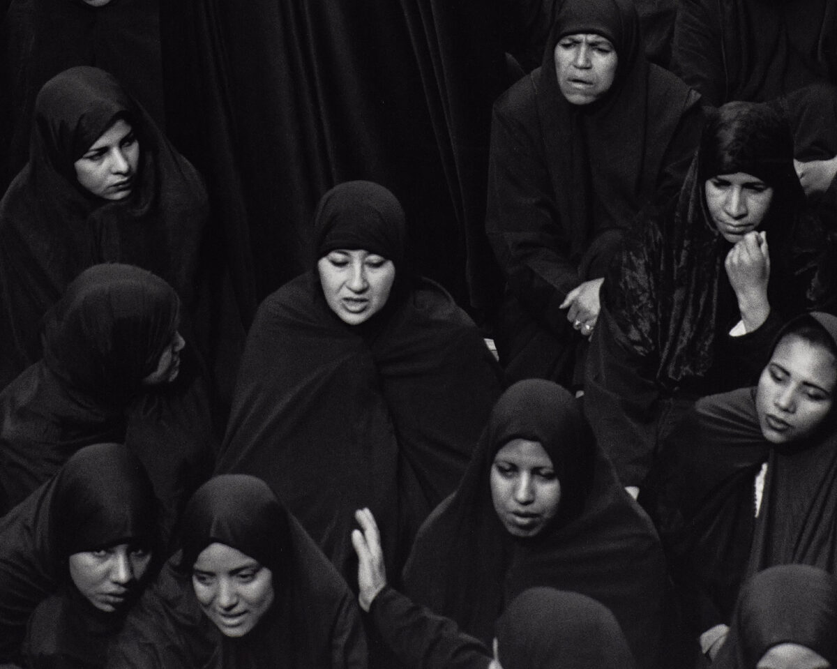 Installation view of One Wall, One Work: Shirin Neshat at Krakow Witkin Gallery, Boston