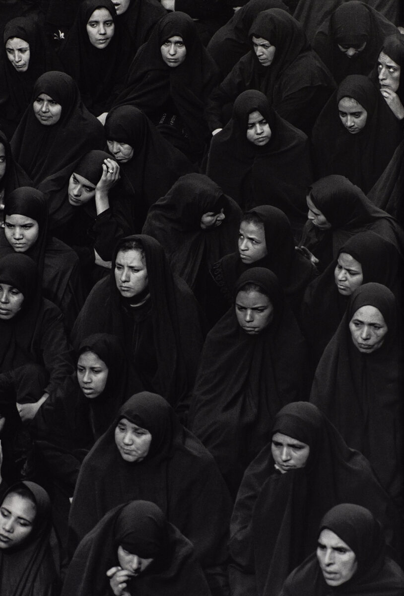 Installation view of One Wall, One Work: Shirin Neshat at Krakow Witkin Gallery, Boston
