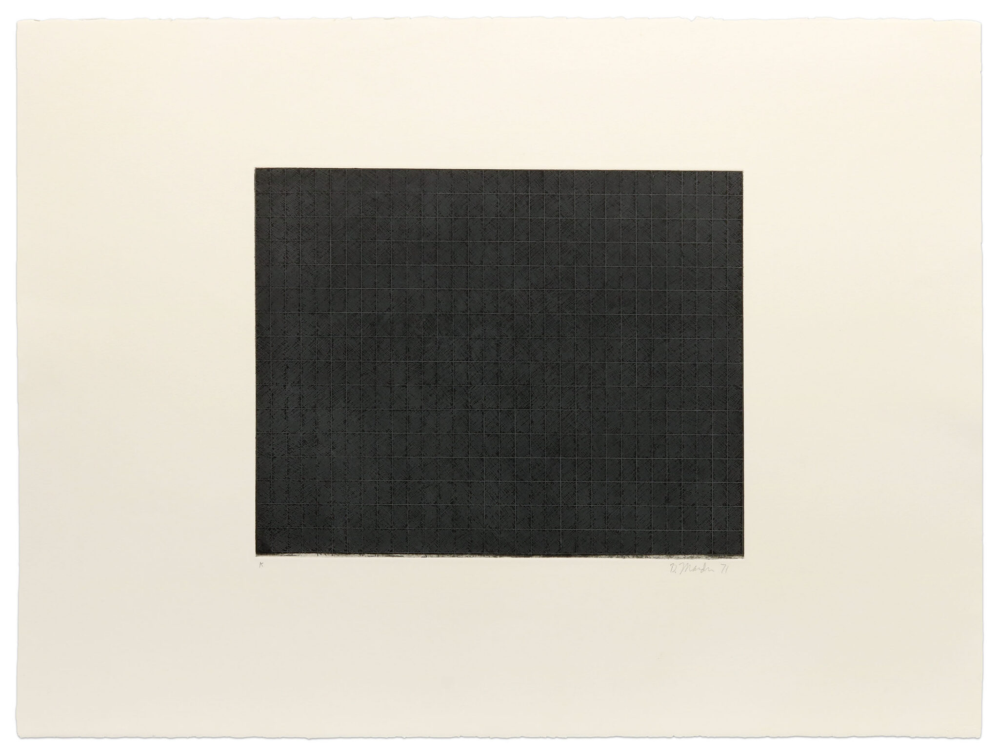 Ten Days (E) by Brice Marden, a 1972 Print at Krakow Witkin Gallery, Boston