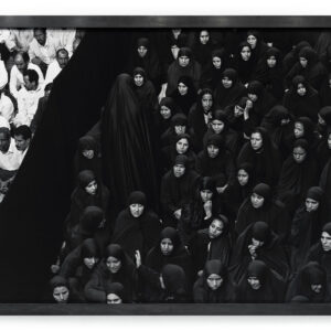 Fervor Series (Crowd from front, women leaving) by Shirin Neshat, a 2000 Photo at Krakow Witkin Gallery, Boston