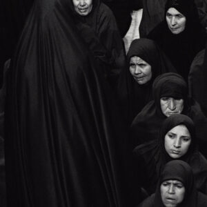 Fervor Series (Crowd from front, women leaving) by Shirin Neshat, a 2000 Photo at Krakow Witkin Gallery, Boston