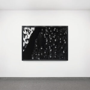 Fervor Series (Crowd from front, women leaving) by Shirin Neshat, a 2000 Photo at Krakow Witkin Gallery, Boston