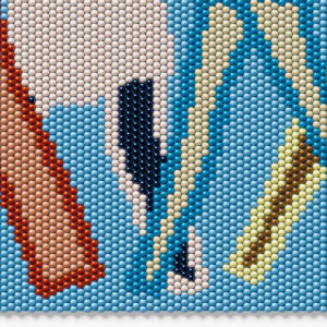 Busan 4. by Julian Opie, a 2025 Painting at Krakow Witkin Gallery, Boston