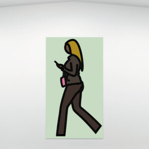 Pink purse. by Julian Opie, a 2019 Painting at Krakow Witkin Gallery, Boston