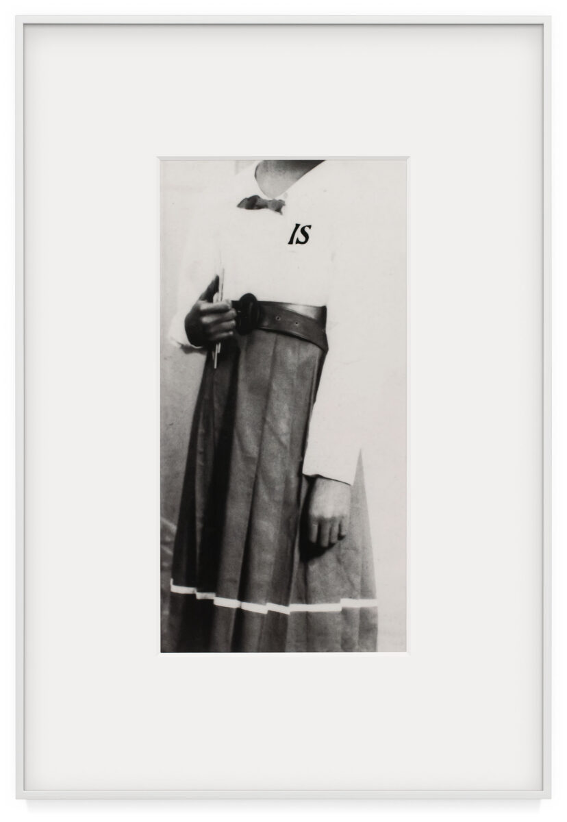 IS by Lorna Simpson, a 1991 Photograph at Krakow Witkin Gallery, Boston