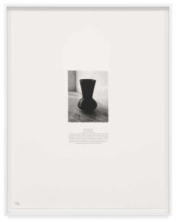 Van Der Zee Prop Vase by Lorna Simpson, a 1993 Print at Krakow Witkin Gallery, Boston