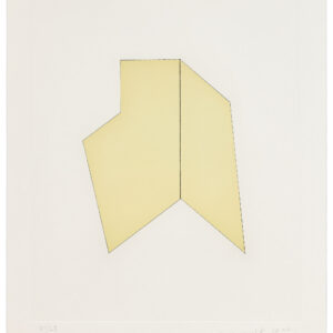 Plane/Line 1-3 by Robert Mangold, a 2025-2026 set of three prints at Krakow Witkin Gallery, Boston