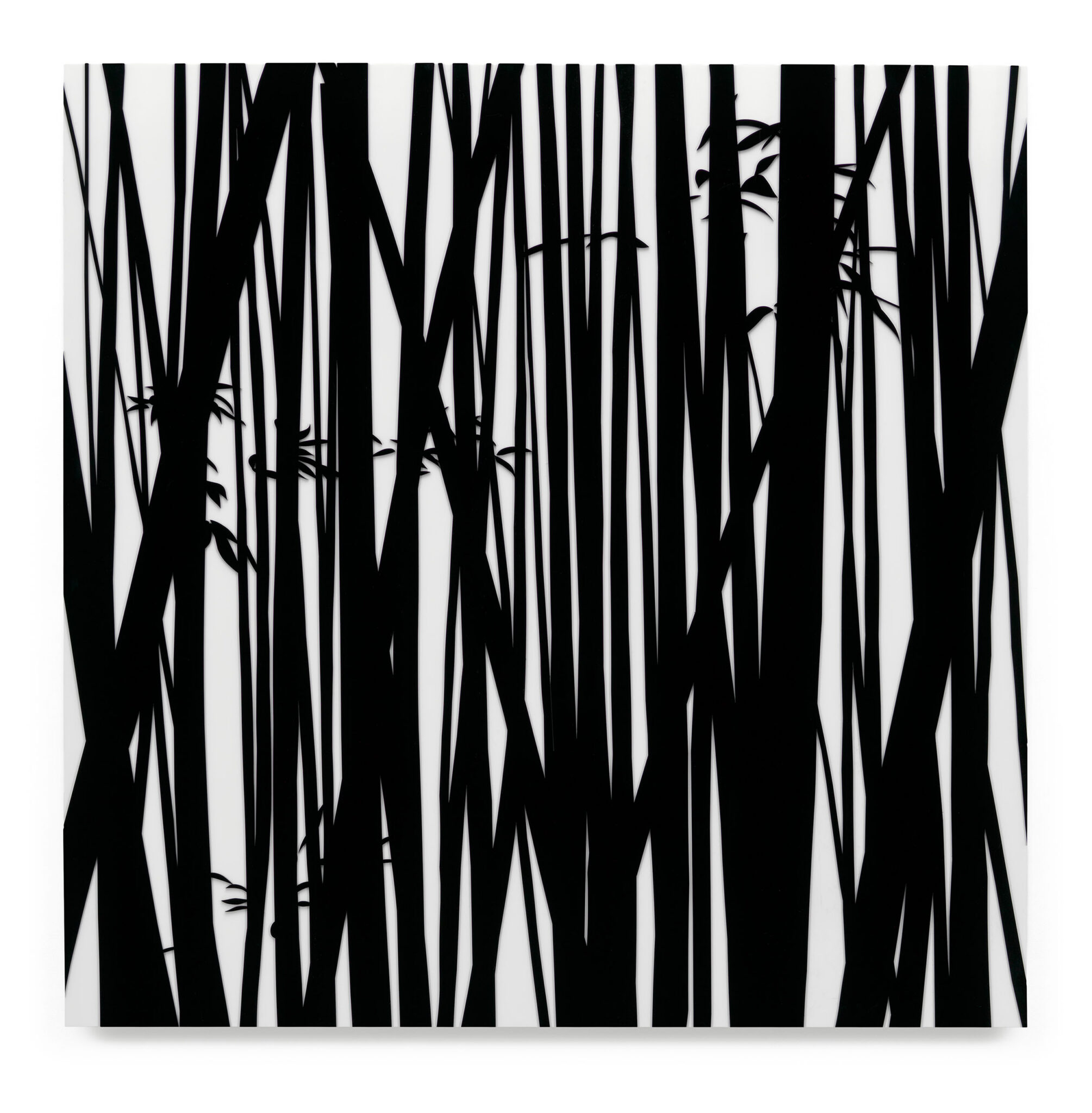 Bamboo forest. 2. by Julian Opie, a 2015 Painting at Krakow Witkin Gallery, Boston