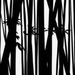 Bamboo forest. 2. by Julian Opie, a 2015 Painting at Krakow Witkin Gallery, Boston