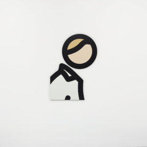 Boston head 18. by Julian Opie, a 2019 Painting at Krakow Witkin Gallery, Boston