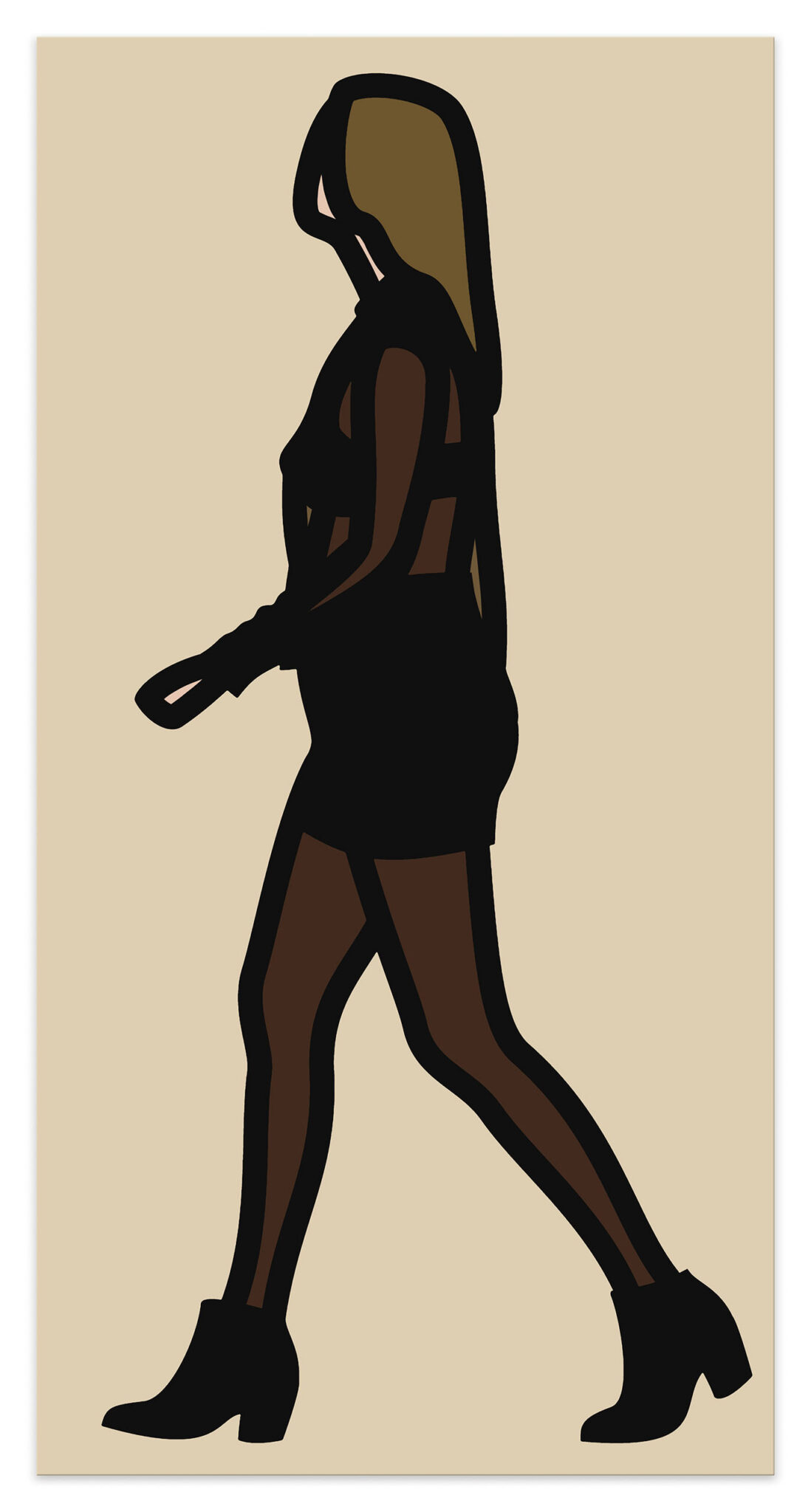 Harriet 1. by Julian Opie, a 2016 Painting at Krakow Witkin Gallery, Boston