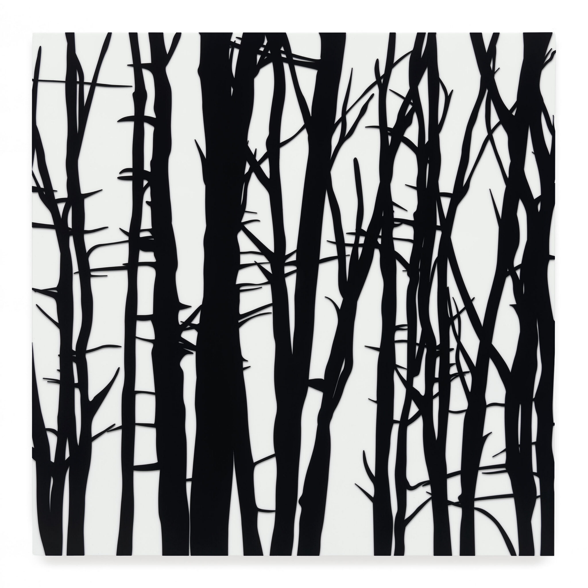 Maple forest. 2. by Julian Opie, a 2014 Painting at Krakow Witkin Gallery, Boston