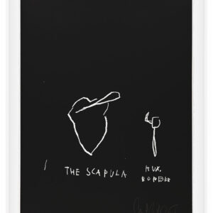 Anatomy by Jean-Michel Basquiat, a 1982 portfolio of 18 prints at Krakow Witkin Gallery, Boston