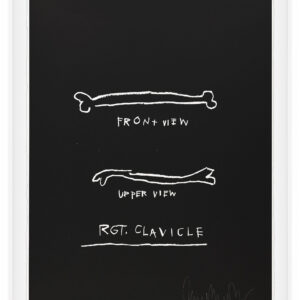 Anatomy by Jean-Michel Basquiat, a 1982 portfolio of 18 prints at Krakow Witkin Gallery, Boston