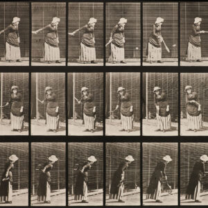 Human and Animal Locomotion, Plate 297. Lawn tennis; serving by Eadweard Muybridge, a 1887 Photograph at Krakow Witkin Gallery, Boston
